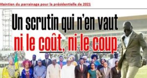 Bénin/Maintien du parrainage pour la présidentielle de 2021:Un scrutin qui n’en vaut ni le coût, ni le coup